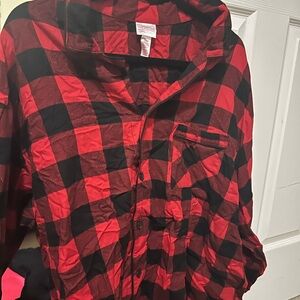 Wondershop Red and Black Plaid Shirt
